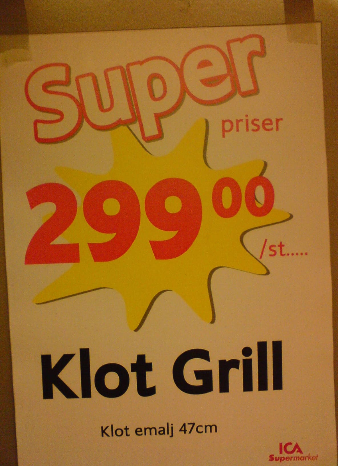 Super priser på en Klot Grill