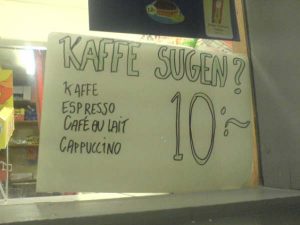 Kaffe sugen?