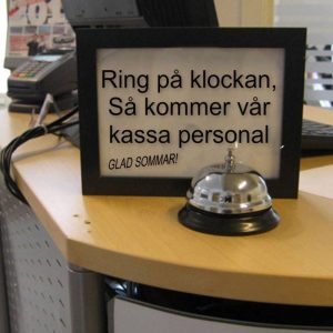 Vår kassa personal
