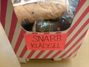 Snabb klädsel