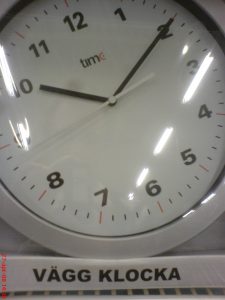 Vägg klocka