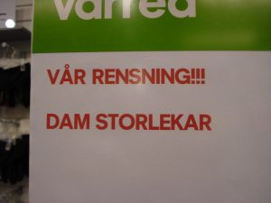 Vår rensning & dam storlekar