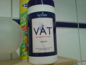 Våt … servetter