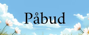 Påbud synonymer