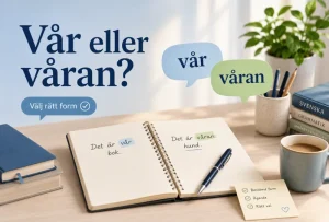 Vår eller våran Så väljer du rätt form varje gång